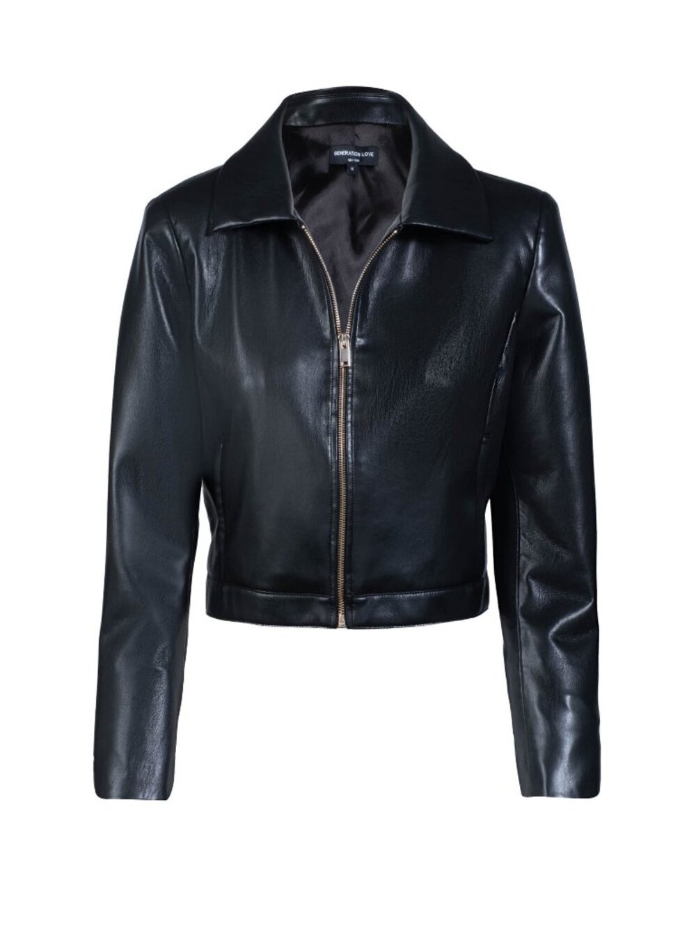 NWT Generation Love Lola Black Vegan Leather Jacket XXS